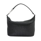 Bottega Veneta Intrecciato Hand Bag Leather Black Bag