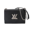 Louis Vuitton Epi Twist MM Chain Shoulder Bag Leather Noir