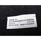 Loewe Muffler Anagram Dark Gray 75% Wool 25% Angora Fringe Scarf — view 2