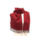 Loewe Muffler Anagram Dark Gray 75% Wool 25% Angora Fringe Scarf