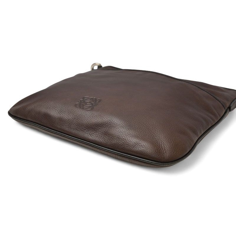 Loewe Shoulder Bag Crossbody Anagram Dark Brown Vintage — view 5