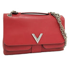 Louis Vuitton Very Chain Shoulder Bag Leather Ruby Red