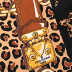 Louis Vuitton Silk Bandeau Wild at Heart Monogram Leopard Print Scarf — view 6