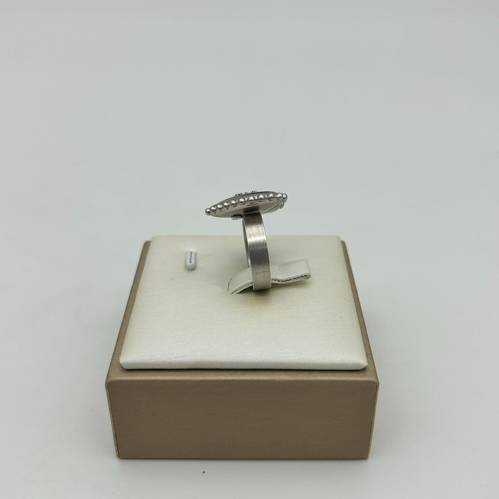 Chanel CC Logo Ring Black — view 6