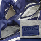 Loewe Flamenco Knot Anagram Shoulder Bag Leather Purple Silver Hardware — view 6