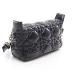 Dior Shoulder Bag Camp Small Macro Cannage Black Leather — view 2