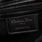 Dior Shoulder Bag Camp Small Macro Cannage Black Leather — view 4