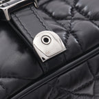 Dior Shoulder Bag Camp Small Macro Cannage Black Leather — view 8