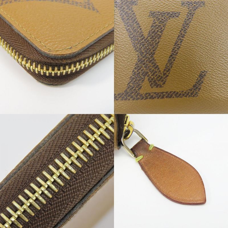 Louis Vuitton Long Wallet Zippy Monogram Reverse Brown Goldhardwar — view 4