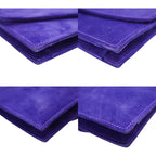 Hermes Vintage Dobris Shoulder Clutch Bag Purple 0 Suede 0058 — view 8