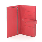 Hermes Bifold Wallet Bearn Souffle Rouge Casac Leather Kazak Red — view 3
