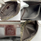 Fendi Shoulder Bag Zucca Scratch Yes 16161 001 Brown — view 9