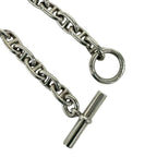Hermes Chaine D'ancre MM 16 Links Cursive Logo Chain Bracelet — view 6