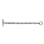 Hermes Chaine D'ancre MM 16 Links Cursive Logo Chain Bracelet — view 8