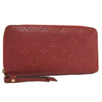 Louis Vuitton Zip Around Wallet Zippy Monogram Empreinte Scarlet Red