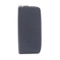Louis Vuitton Round Long Wallet Zippy Vertical Navy Other