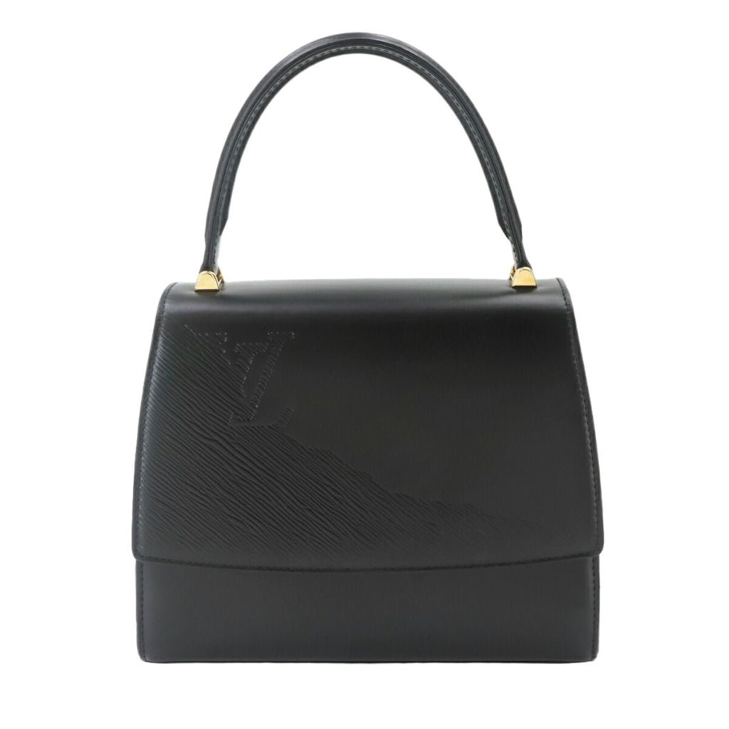 Louis Vuitton Opera Athens Hand Bag Leather Noir Black Gold