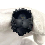 Gucci Michele Lionhead Interlocking G Logo Ring No 13 Metal Black — view 7