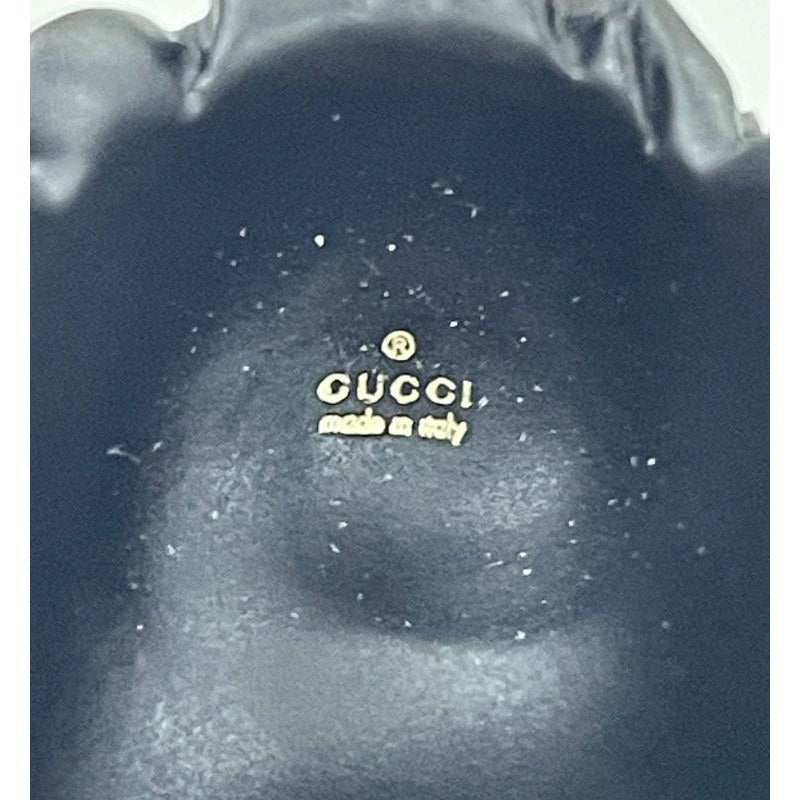 Gucci Michele Lionhead Interlocking G Logo Ring No 13 Metal Black — view 8