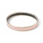Hermes Bangle Bracelet Emile PM Caleche Light Pink Silver — view 6