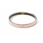 Hermes Bangle Bracelet Emile PM Caleche Light Pink Silver — view 7