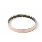 Hermes Bangle Bracelet Emile PM Caleche Light Pink Silver — view 8
