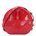 Louis Vuitton Boite Chapeau Souple Rouge Monogram Vernis Shoulder Bag