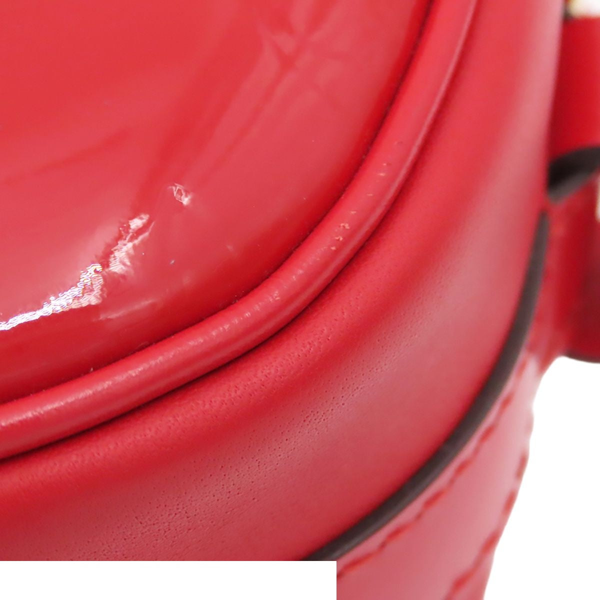Louis Vuitton Boite Chapeau Souple Rouge Monogram Vernis Shoulder Bag — view 7