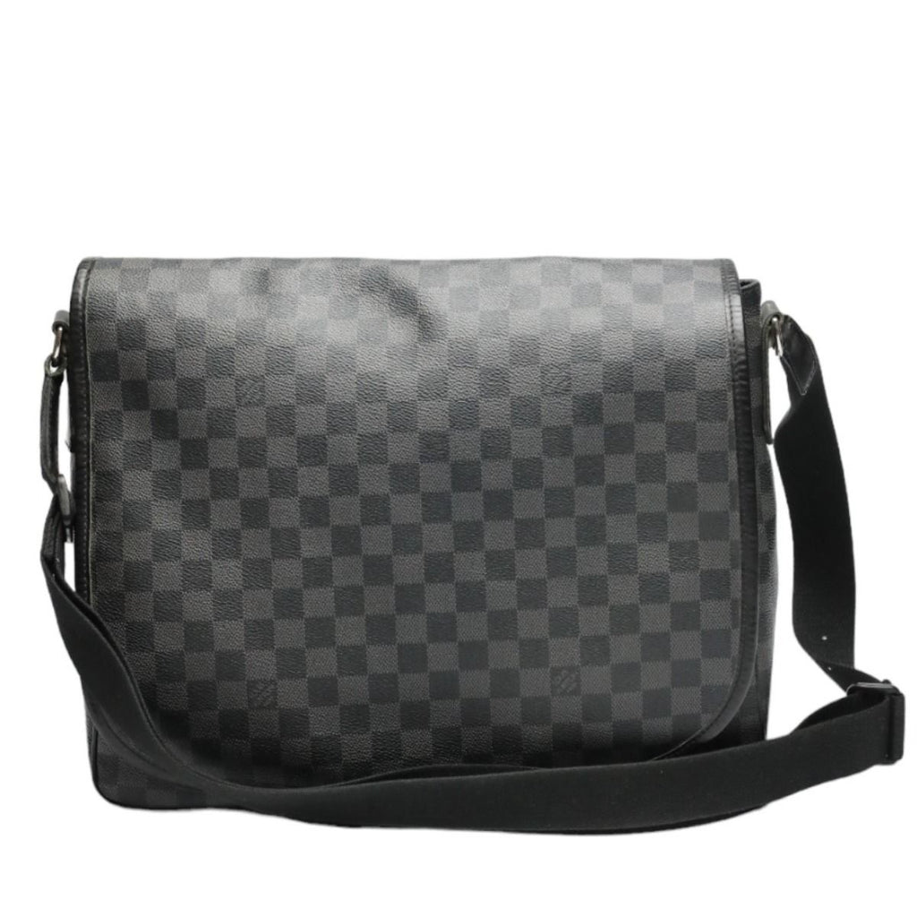 Louis Vuitton Damier Graphite Shoulder Bag Daniel GM