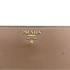 Prada Round Zipper Long Wallet Pink Beige Cammeo 1 Ml506 — view 9