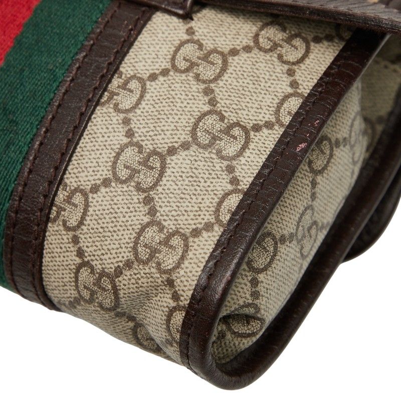 Gucci Sherry Line GG Supreme Body Bag Waist Beige Multicolor — view 7
