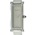 Gucci Watch Bangle Quartz Square Logo Silver
