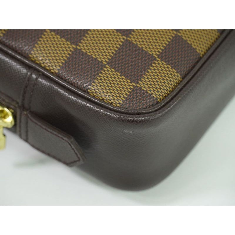 Louis Vuitton Trousse Toilette Damier Ebene Pouch Cosmetic — view 4