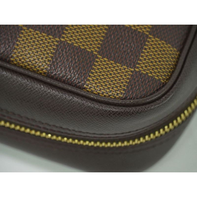Louis Vuitton Trousse Toilette Damier Ebene Pouch Cosmetic — view 6
