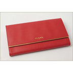 Prada Long Wallet Compact Clutch Saffiano Metal 1 M1311 Rouge Red — view 4