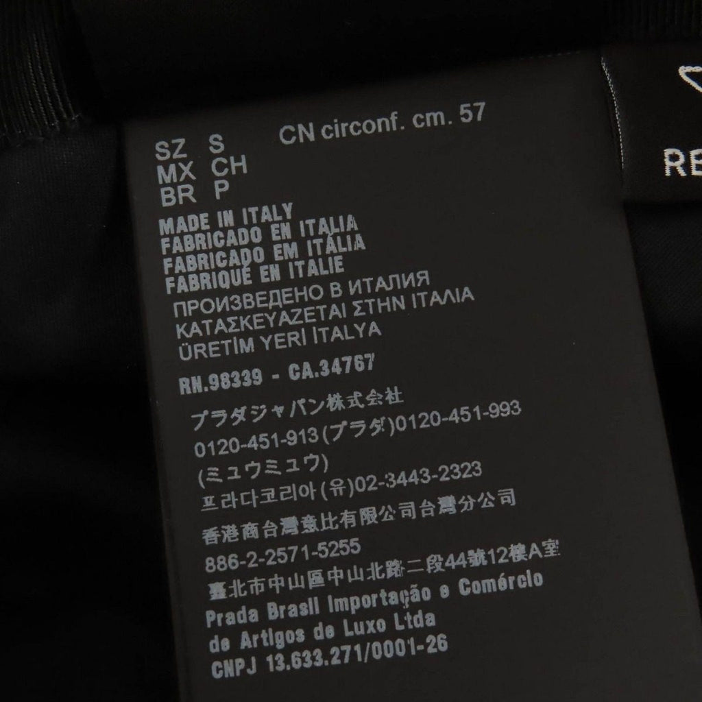 Prada Re-Nylon Bucket Hat Black — view 9