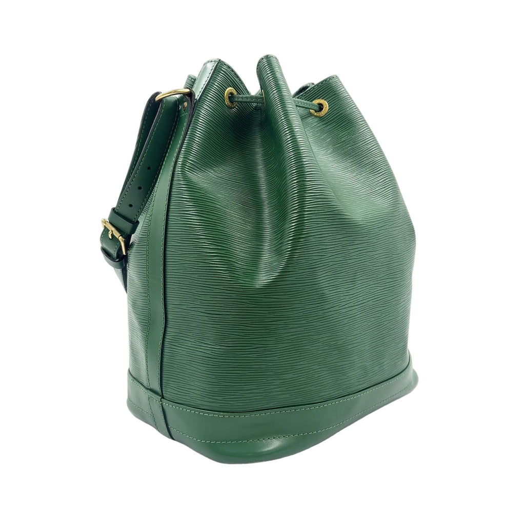 Louis Vuitton Noe Epi Borneo Green Leather Shoulder Bag Gold — view 2
