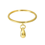 Tiffany & Co Teardrop Ring 18k YG Yellow Gold