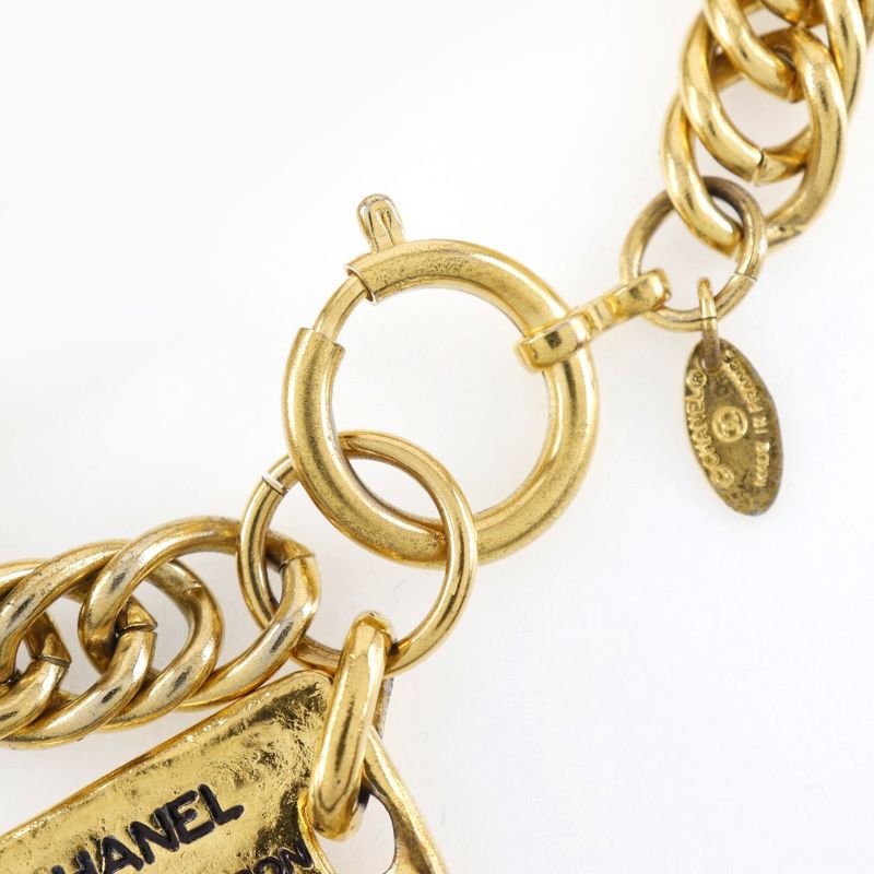 Chanel Gold Plated 58.2 g Bracelet — view 6