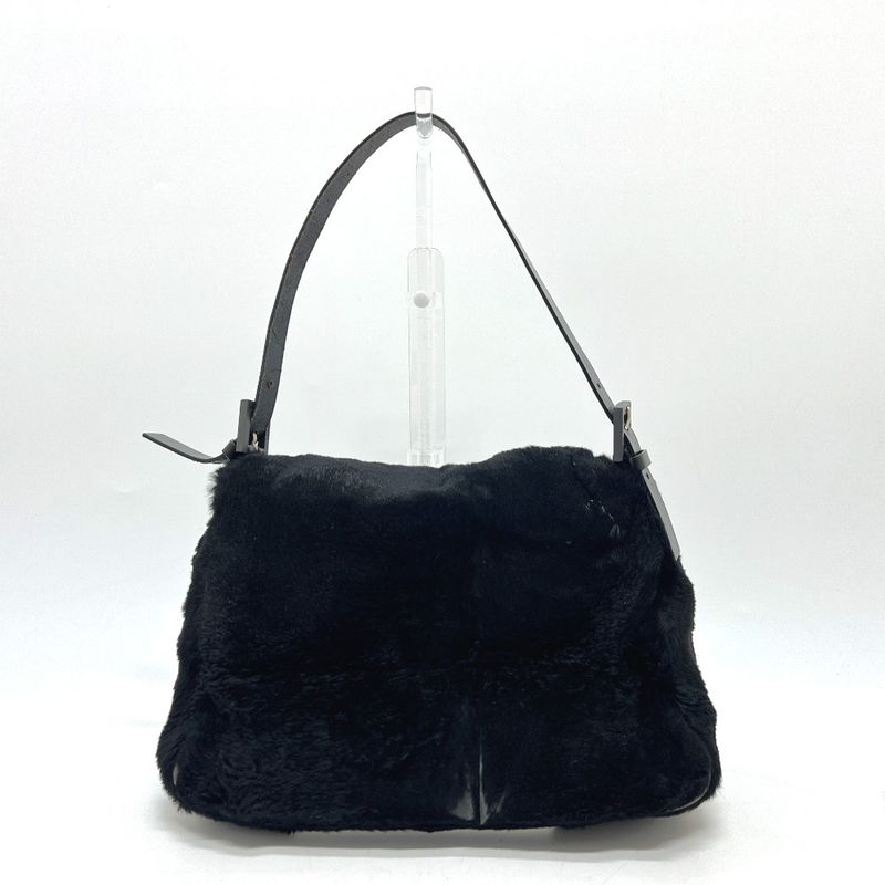 Fendi Handbag Mamma Bucket Fur Black — view 2