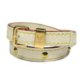 Louis Vuitton Bracelet Suhali Double Tour Bronze Ivory