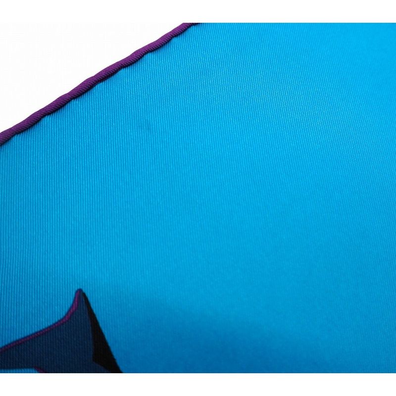 Hermes Carre 70 Caleche Elastique Vintage Silk Blue Canard Rouge — view 5
