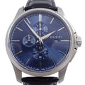 Gucci 126.2 Timeless Chronograph Quartz Watch Blue Dial External
