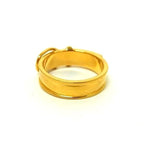 Hermes Scarf Ring Ceinture Gold Metal — view 4