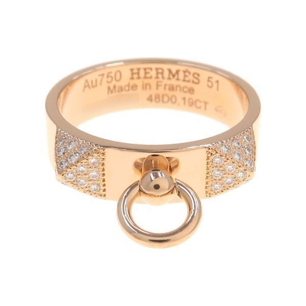 Hermes Collier de Chien Diamond Ring Pm51 — view 2