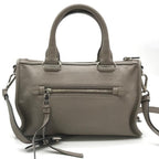 Prada Leather 2-Way Bag Gray — view 2