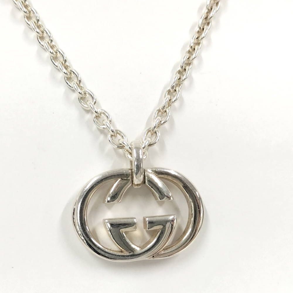 Gucci Interlocking Necklace Silver