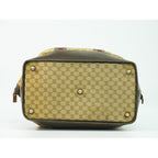 Gucci Vintage Sherry Line GG Canvas Boston Bag — view 3