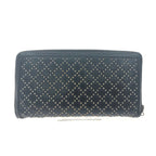 Gucci Diamante Studded Round Zipper Long Wallet GG 2 Heads — view 2