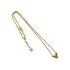 Louis Vuitton Essential Motif Logo Necklace Pendant Gold — view 3